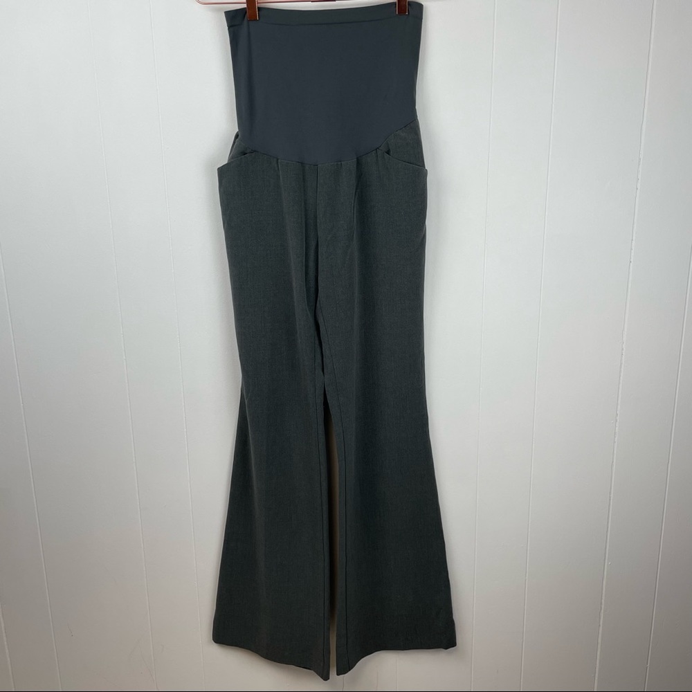 Motherhood Maternity Wide Leg Flare Dress Slacks Pants